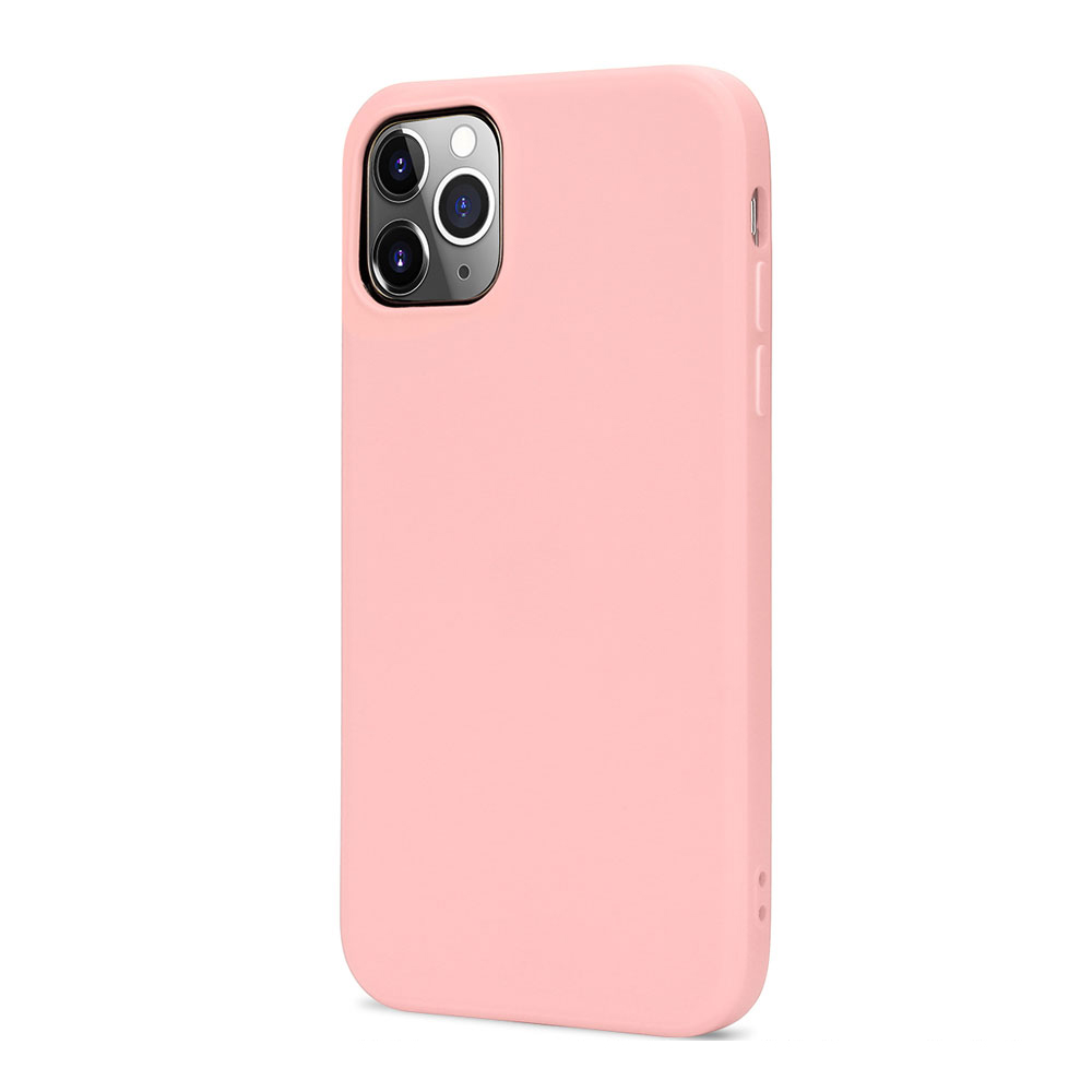 Slim Pro Silicone Full Corner Protection Case for iPHONE 12 / iPHONE 12 Pro 6.1 inch (Pink)